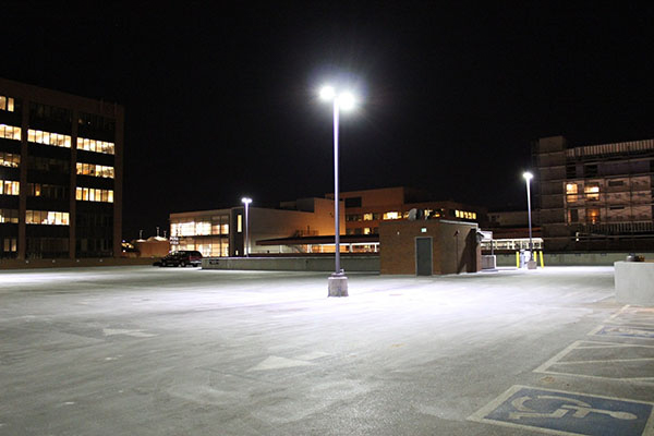 Parking lot lighting maintenance